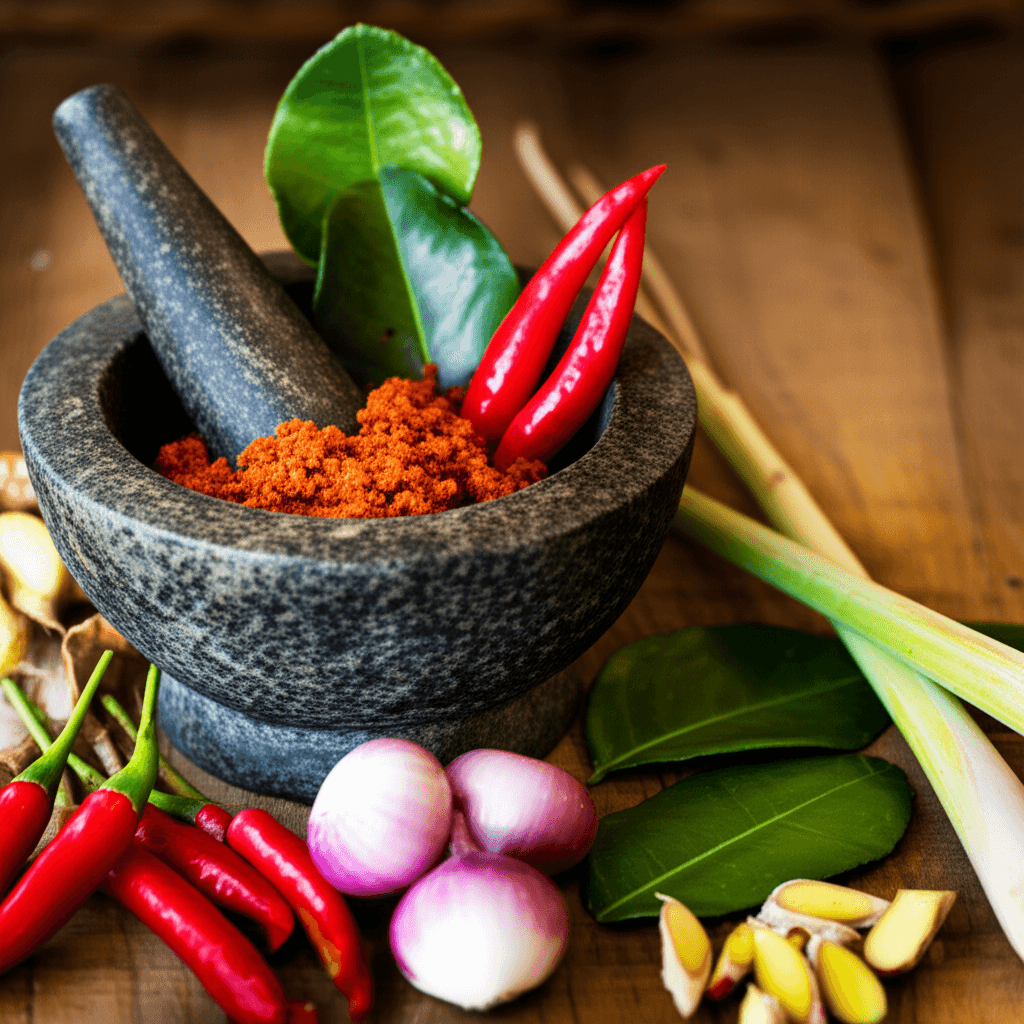 泰式紅咖哩醬製作